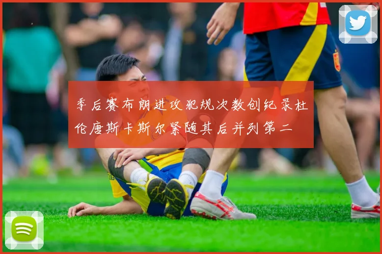 季后赛布朗进攻犯规次数创纪录杜伦唐斯卡斯尔紧随其后并列第二